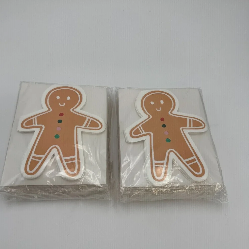 NIB Spritz Gingerbread Man Christmas Lunch Napkins 40ct Holiday Party 2 Pack